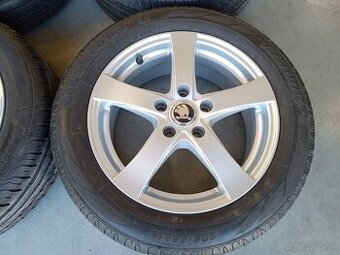 Predam letne ALU 5x112 R16 6,5J ET42 DEZENT SKODA