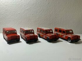 4x Land Rover Defender 1:47 BBurago - 1