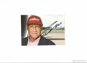 Autogram Niki Lauda