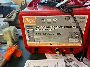 DEMA Elektrický ohradník 12 V 2,5 J do 10000 V Mammut A1200