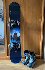 Snowboard komplet - Country House (156 cm) + topánky velk 44