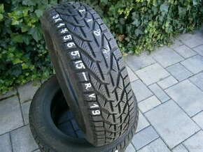 Predám 2x zimné pneu RIKEN 175/65 R15 84T +1ks darujem - 1