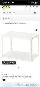 Ikea Platsa policový diel 60x40x40 16x