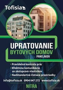 upratovanie bytových domov Nitra