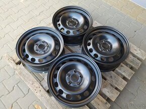 Orig. plechové disky Audi, VW, Škoda, Seat R16 5x112 ET43 - 1