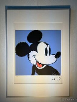 Andy Warhol "Mickey Mouse" Limitovaná edícia_Certifikát