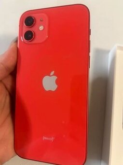 Apple IPhone 12 Red ako nový 100% batéria