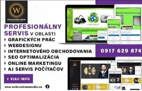 Ponúkam tvorbu profesionálnych webových stránok, eshopov,