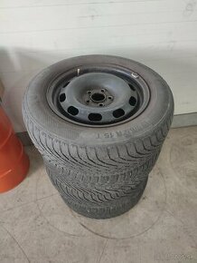 5x100r15 + zimné 195/65r15 - 1