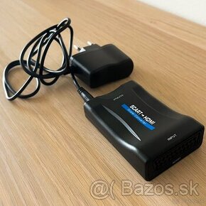 Prevodník SCART na HDMI s napájacím zdrojom 230 V