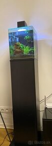 Zabehnute NANO akvarium s podstavcom