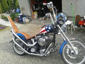 Harley Davidson Softail Easy rider Captain Amerika