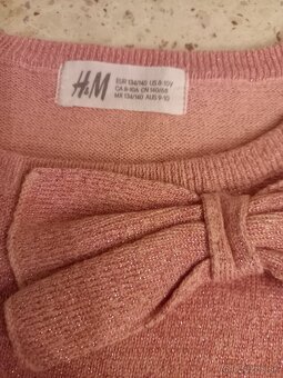 Úpletové šaty veľ. 134-140 H & M