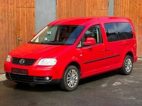 VOLKSWAGEN CADDY MAXI 1,6 7míst ZÁRUKA km