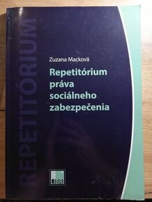 Macková - Repetitórium práva sociálneho zabezpečenia