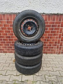 Plechove disky + pneu 195/65 R15"  4x100