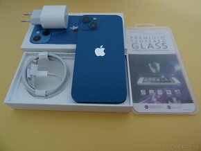 iPhone 13 128GB BLUE - ZÁRUKA 1 ROK - VELMI DOBRY STAV - 1