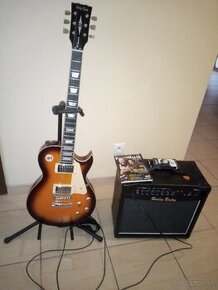 Elektrická gitara Harley Benton Les Paul + kombo