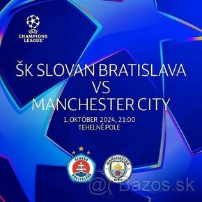 Slovan - Manchester City - Liga majstrov