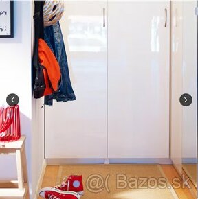 Dvere Ikea Pax Fardal 50x229 biele leskle