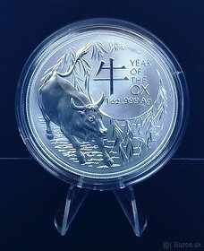 REZERVOVANE - 2021 Australia RAM Lunar Ox (rok byvola) 1oz