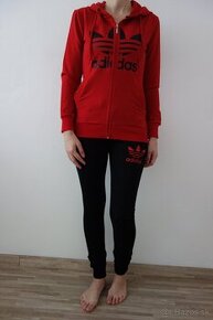 damska suprava adidas,cervena mikina