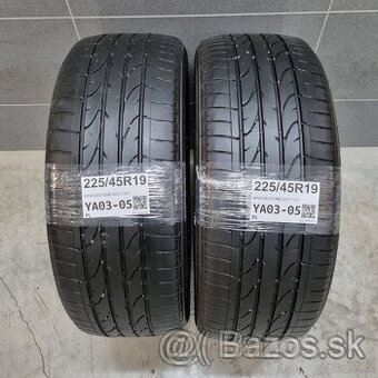 Letné pneumatiky 225/45 R19 BRIDGESTONE DOT1721