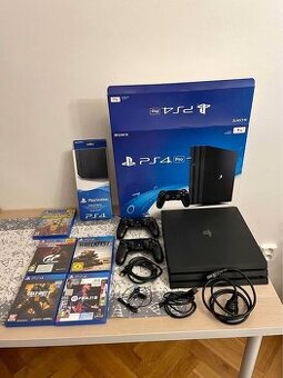 PS4 PRO 1TB - v ceně vše na foto.