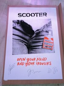 Scooter - Open Your Mind And Your Trousers Plagát + podpisy