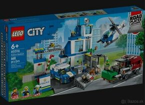 LEGO City 60316 Policajná stanica - nové neotvorené