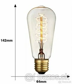 Predám Edison Light Bulb E27 - 1