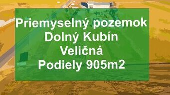 Podiely v priemyselnej zóne Veličná