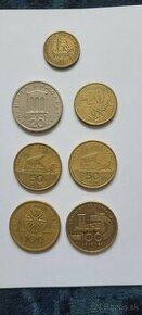 Mince Grécko 1, 20, 50, 100 drachiem