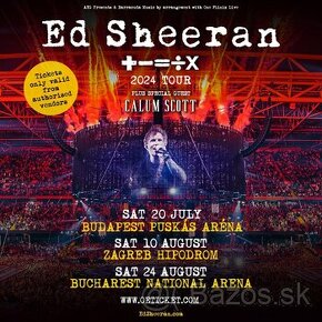 Ed Sheeran v Budapešti - Predám 2  vstupenky - SUPER CENA