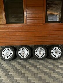 Disky R16 5x112 ET42 + zimné pneu 205/55 R16