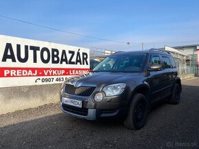 Škoda Yeti 2.0TDi 81kW 4x4, r.v.:2011, xenony, navigácia