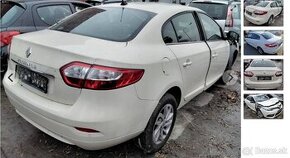 ZADNÝ NÁRAZNÍK RENAULT FLUENCE 1.6 2015 motor H4MD7, DVERE,