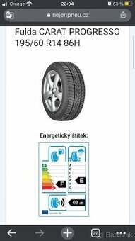 Fulda letné pneumatiky 4ks