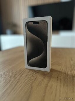 iPhone 15 Pro Max 256 gb Natural Titanium - nerozbalený - 1