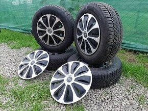 Predám Plechové disky na Zimných Pneu195/65R15 5x100