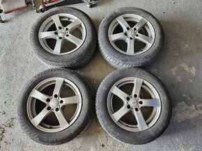 Hliníkové disky 5x120 + zimné pneu 225/55r17