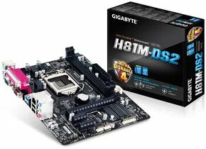 MB GIGABYTE H81M-DS2 + I3-4370 + 8GB RAM