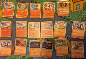 Predam pokemon karty 121 ks, 8 holo a 1 karta V