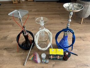 Vodné fajky a korunky - ART Hookah, Amy, Trumpet, Oblako