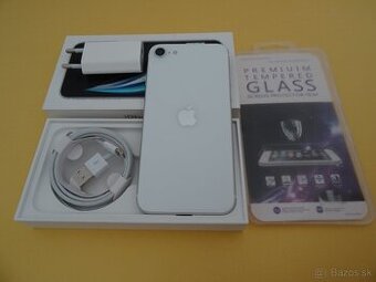 iPhone SE 2020 64GB WHITE - ZÁRUKA 1 ROK - VELMI DOBRÝ STAV