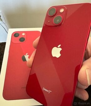 Predam Apple Iphone 13 256gb Produkt Red baterka 90%