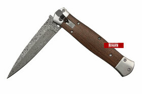 Vyskakovací, damaškový poľovnícky nôž P961 DAMASK - 1