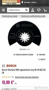 pílový list Bosch ACZ 85 EB BIM - 1