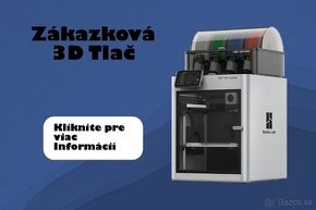 Zákazková 3D tlač - od návrhu až po hotový model