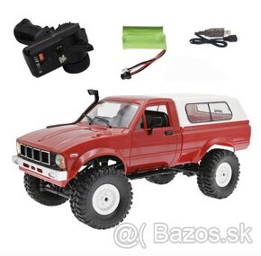 #Rc Jeep#Led svetlá#Kompletný#2,4ghz:35cm: Červený:Biely